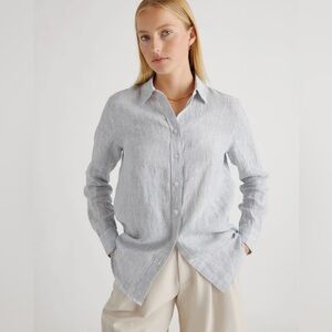 100% European Linen Long Sleeve Shirt